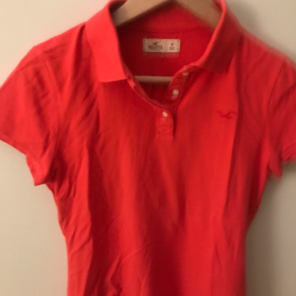 HOLLISTER RED/PINK SHIRT - Picture 3 of 5